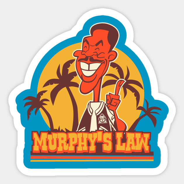 Murphy's Law Sticker by Fritsch